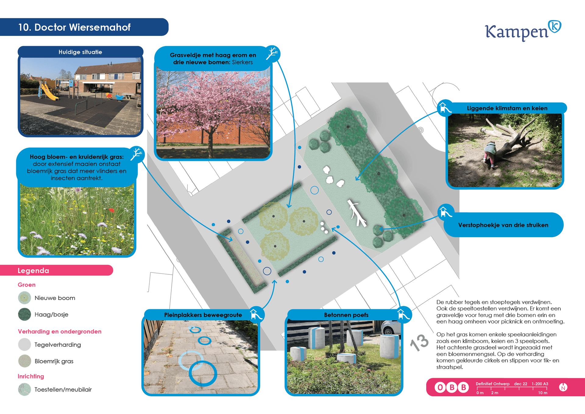 Nieuwe inrichting speelterrein Dr. Wiersemahof
