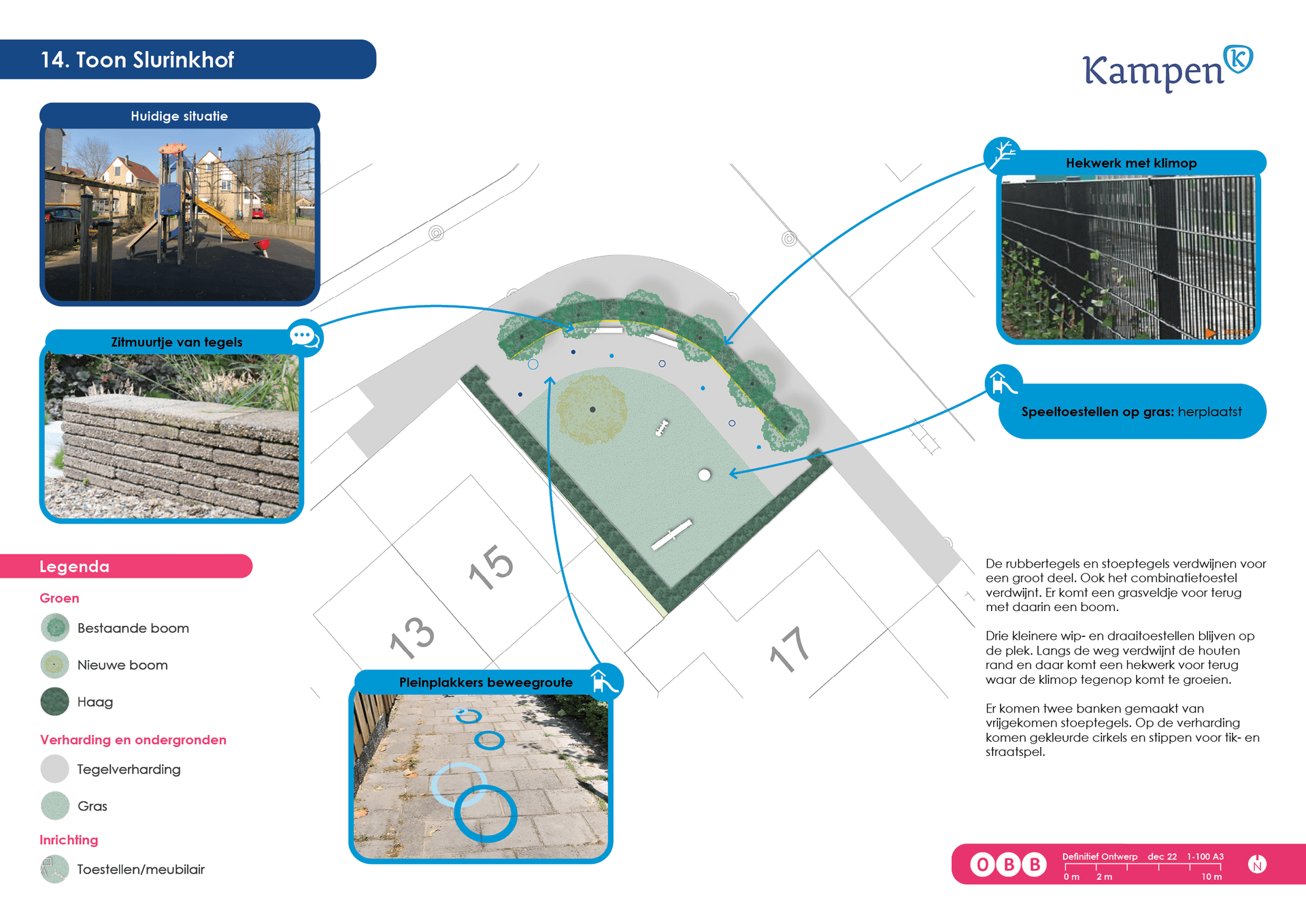 Nieuwe inrichting speelterrein Toon Slurinkhof